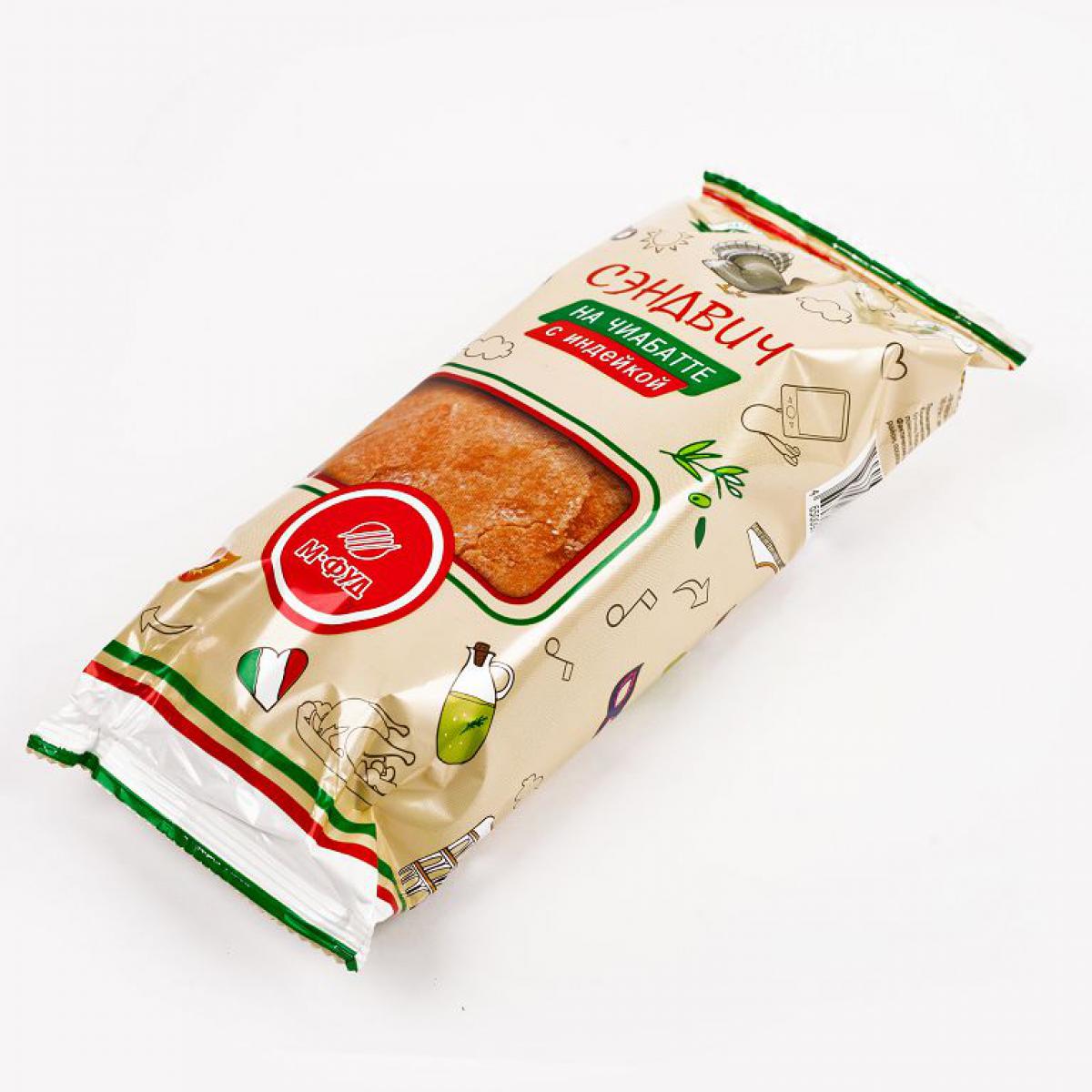 Сэндвич на чиабатте с индейкой 205г